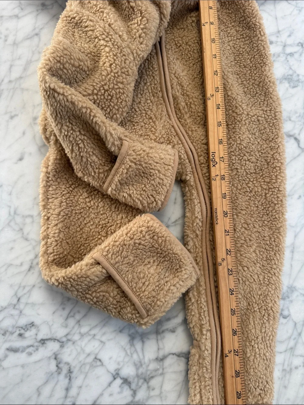NWT Baby Gap Bear Hooded Sherpa one piece 18/24 Mo